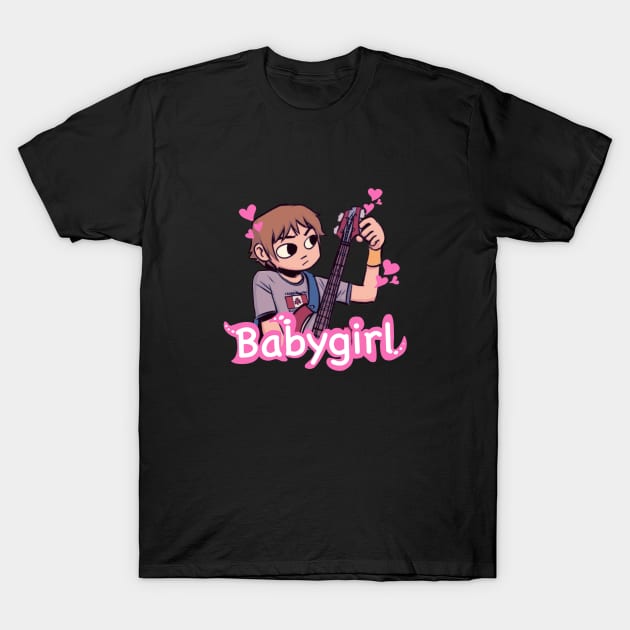 Scott Pilgrim vs the world babygirl design T-Shirt by BabygirlDesign